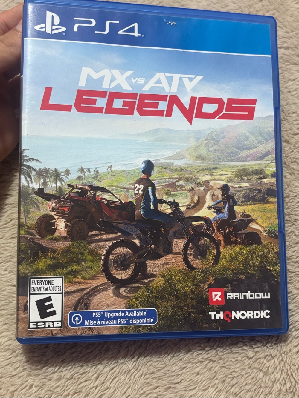 Rainbow PS4 Game Case - Blue